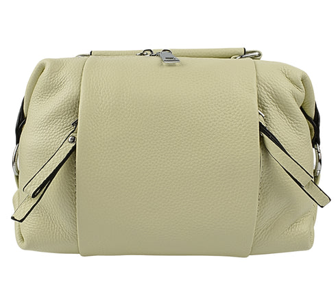 Poseta casual, dama, ADA SHOES, 3009, alb, piele naturala